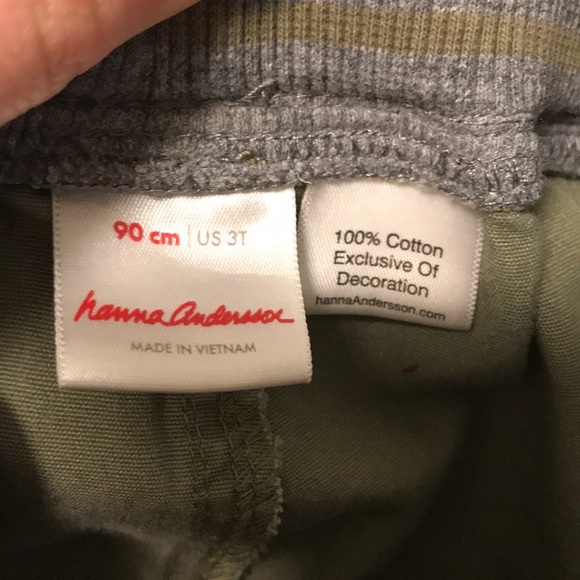 Set of 3 Hanna Andersson khaki pants 3T - Picture 4 of 13